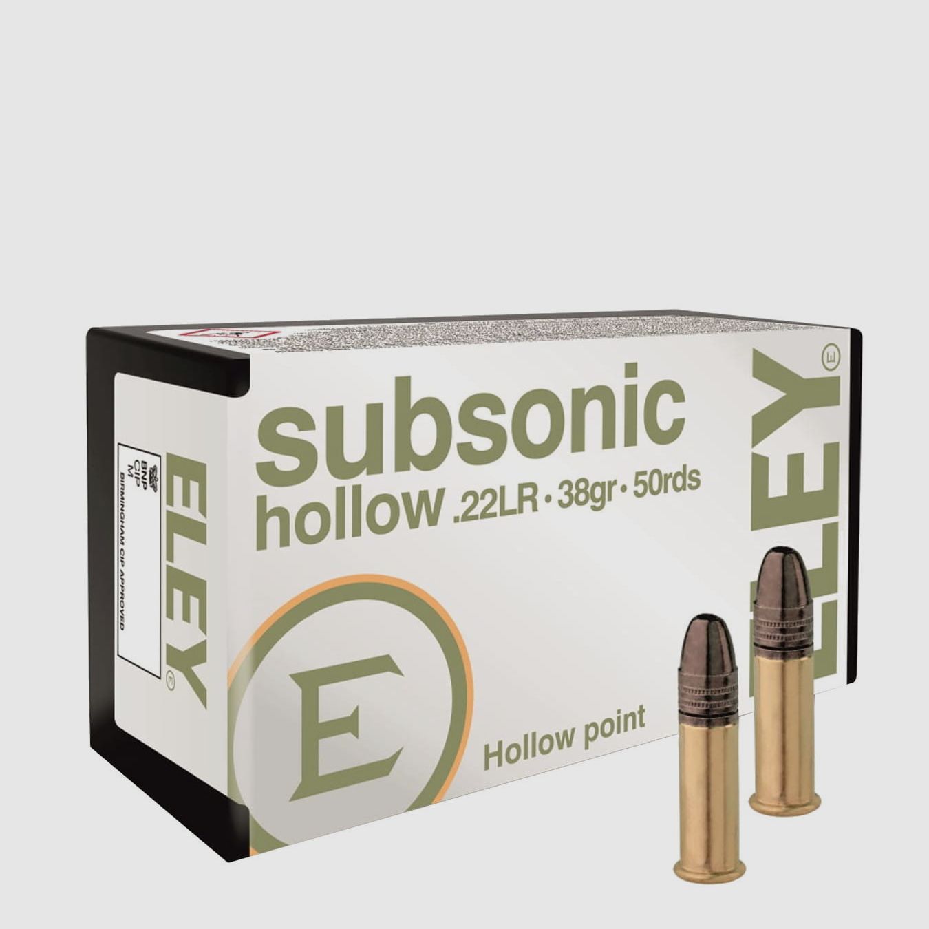 ELEY .22 LR SUBSONIC HOLLOW 2,46g/38gr (50)
