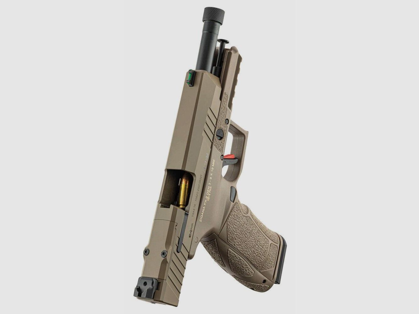 Tisas PX-9 Tactical Pistool kaliber 9×19 mm FDE Draad, afbeelding 5 van 10