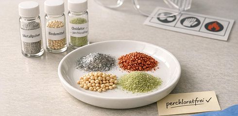 Pyrotechnische Mischungen in Brandmunition