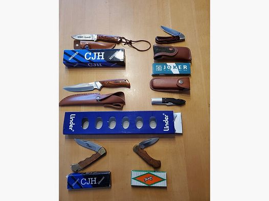 Messer Konvolut Herbertz, Linder, Jocker