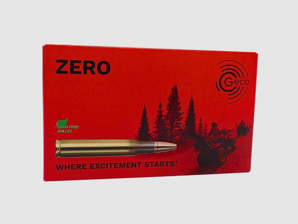 Geco 8x57 IS Zero 9,0g/139gr Cartucce per fucile senza piombo