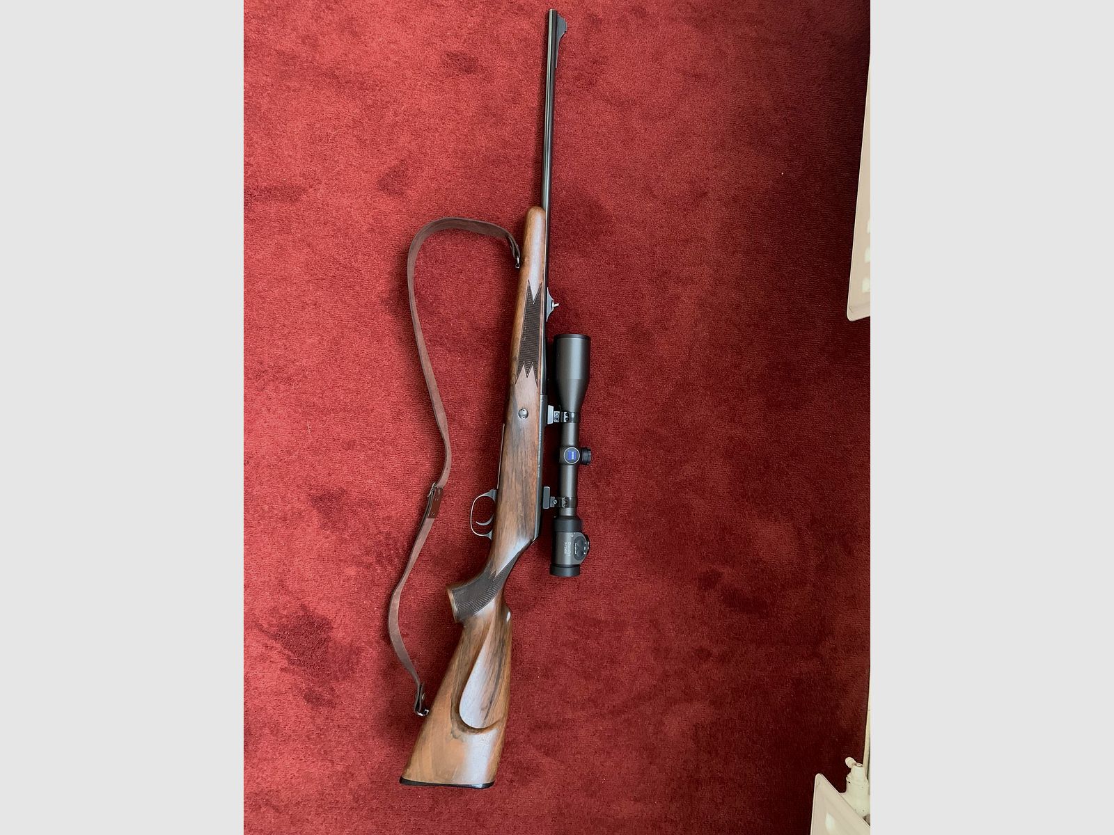 Mauser 225 7x64 / zeiss Duralyt 3-12x50 (Lichtpunkt) mit EAW Schwenkmontage