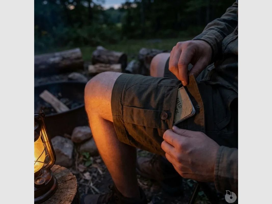 Short Valley Khaki 4 Pocket Cargo - Polyester-Cotton Outdoor, image 4 of 8