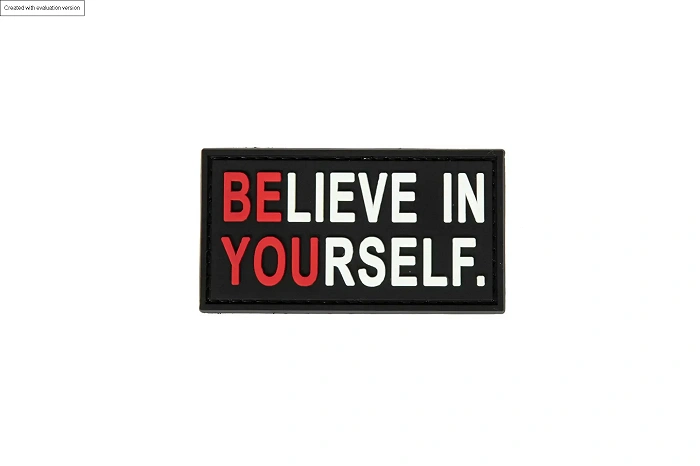 Naszywka PVC - Believe