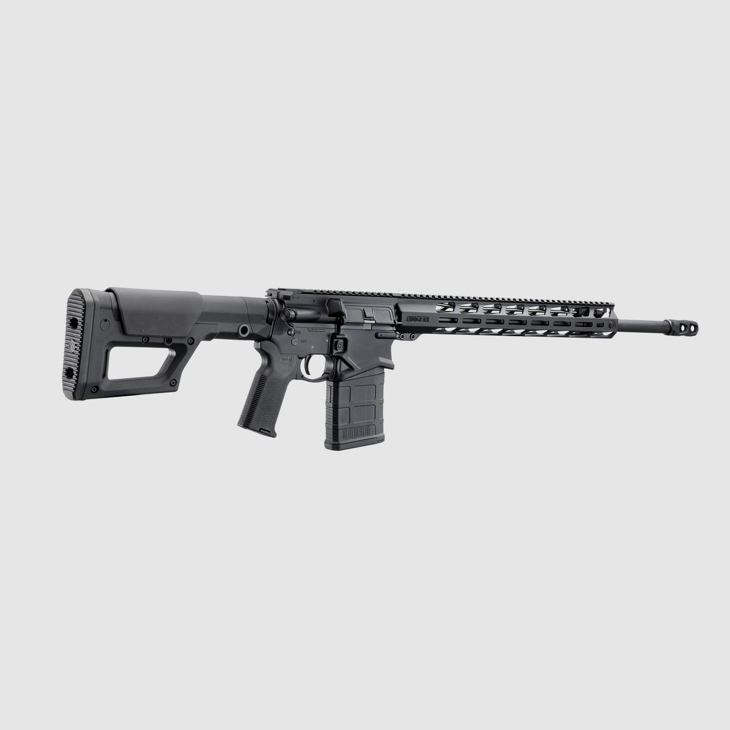 Ruger – Halbauto / SFAR / 6.5 Creedmoor / Type III Hard Coat Anodized / 20 / Magpul PRS Lite Stock / 20-rds / MT5/8-24 / with MB, Bild 4 von 5