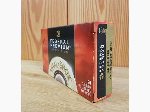 FEDERAL MUNIZIONI CAL. 25-06 BALLISTIC TIP 100 GR.