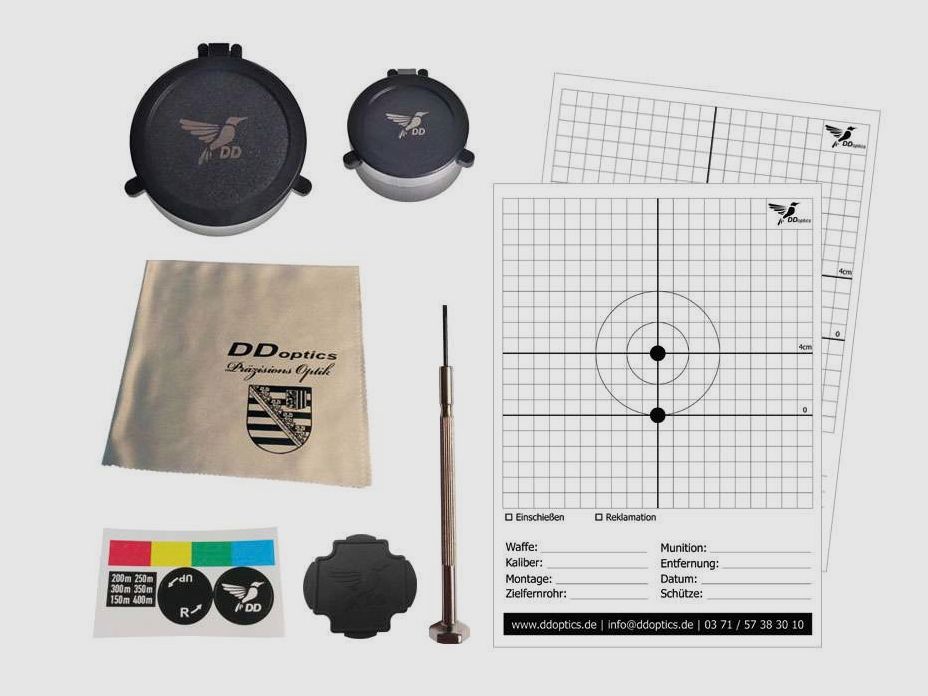 BWare DDoptics 442511137.1 Zielfernrohr DDMP V10 4-40x50 Long Range MRAD tac A iPoint V308