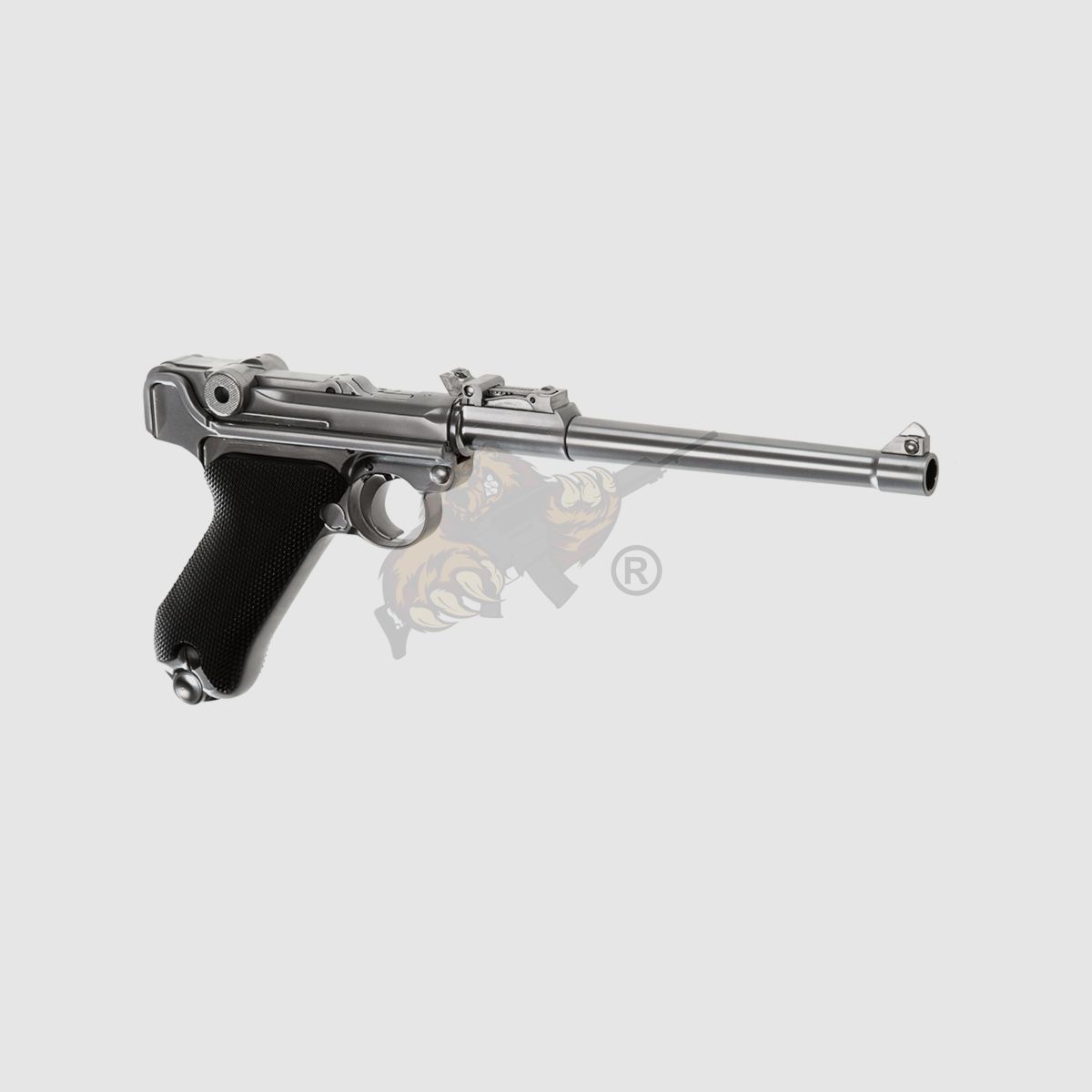 WE P08 "Ari-08" GBB en métal complet argent -F-
