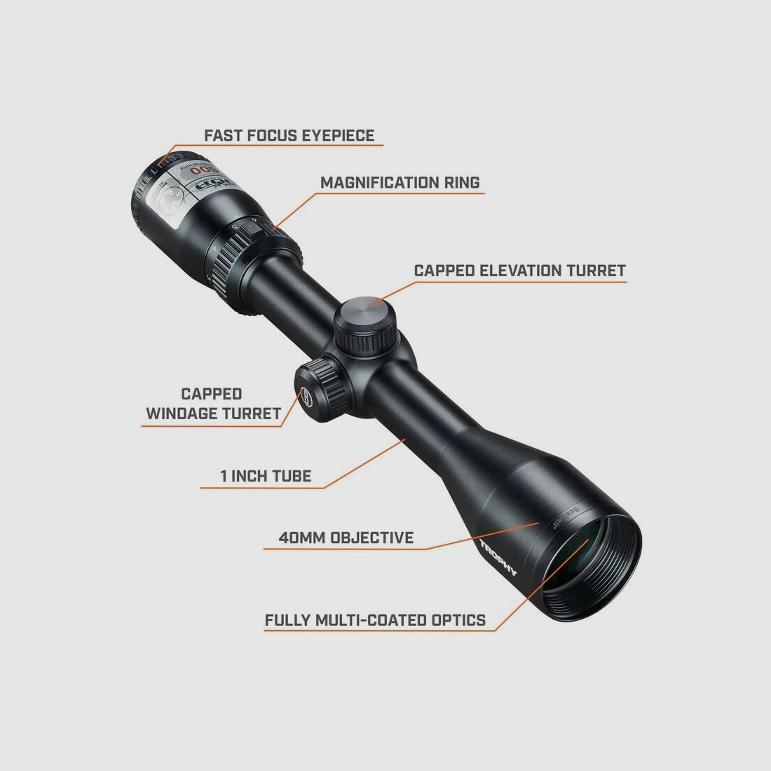 Bushnell Trophy 3–9x40 DOA600 (SKU 753960B)