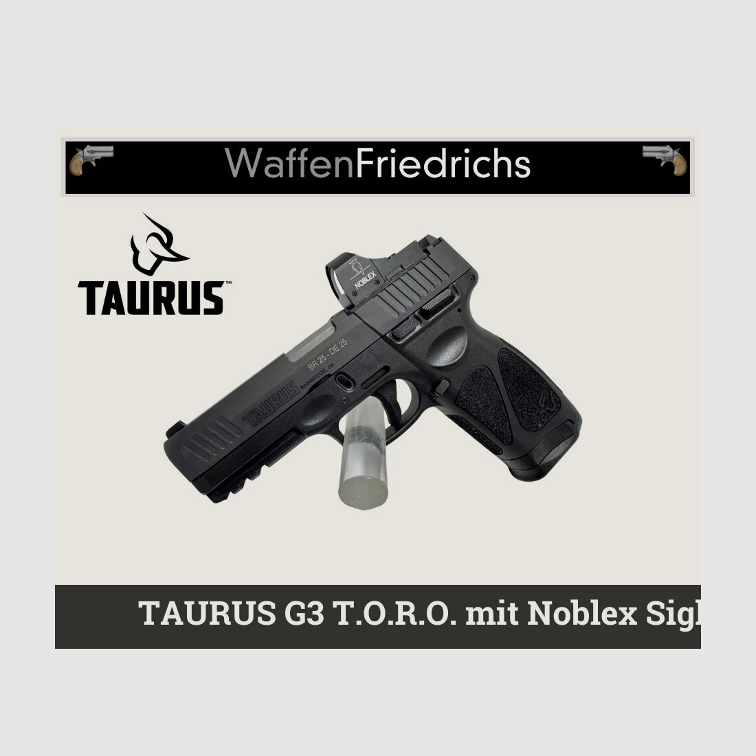 TAURUS G3 T.O.R.O. mit Noblex Sight II Plus - Waffen Friedrichs
