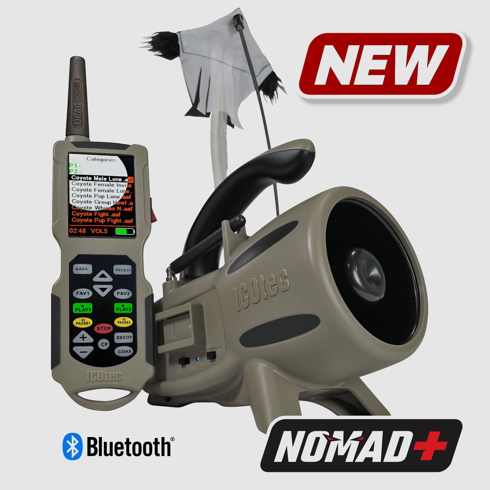ICOtec GC500 PLUS / Nomad+ programmierbare Fuchslocker-/Lockvogel-Kombination, Bild 1 von 5