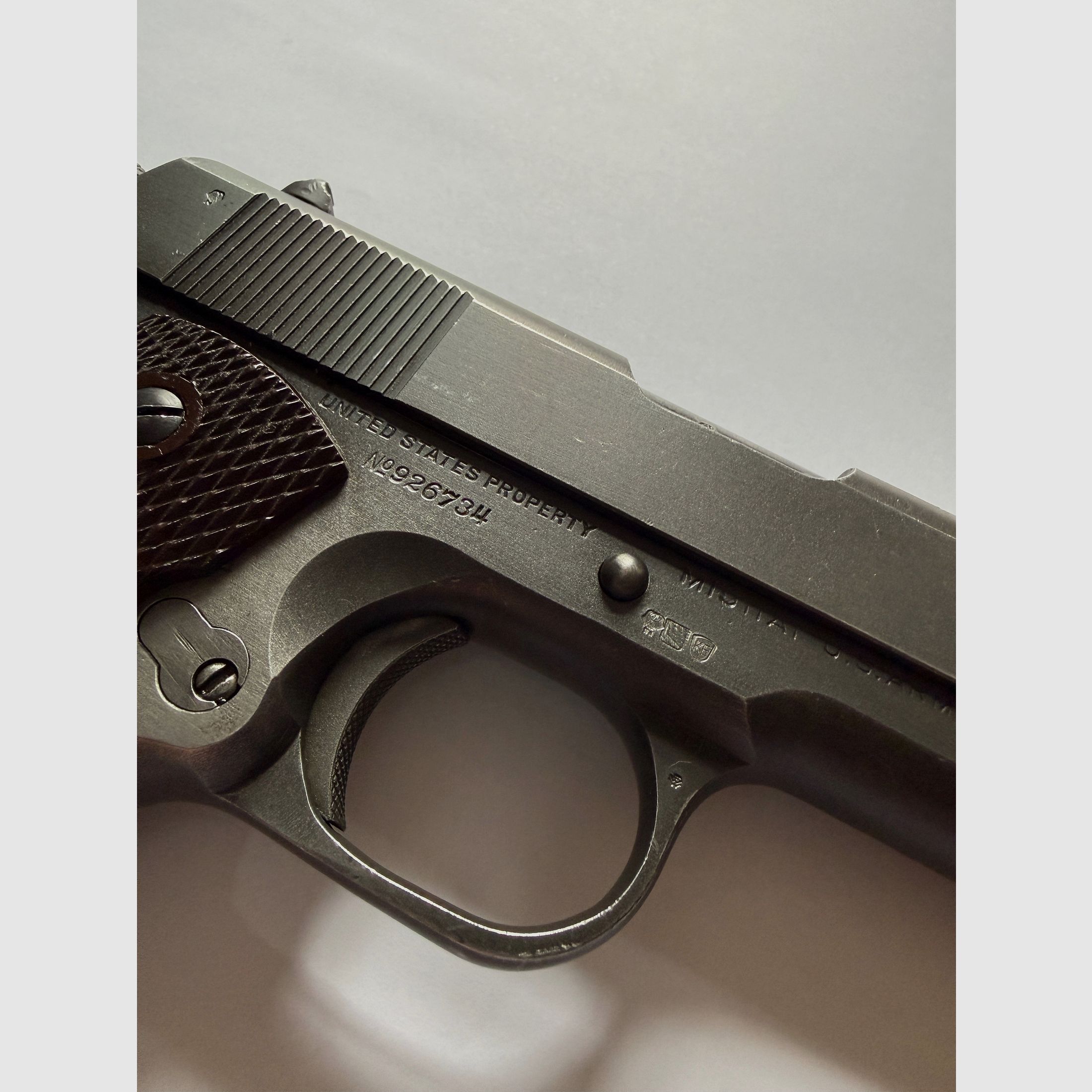 Colt M1911A1 – Esercito degli Stati Uniti WWII – 1943 – originale, corrispondente, GHD