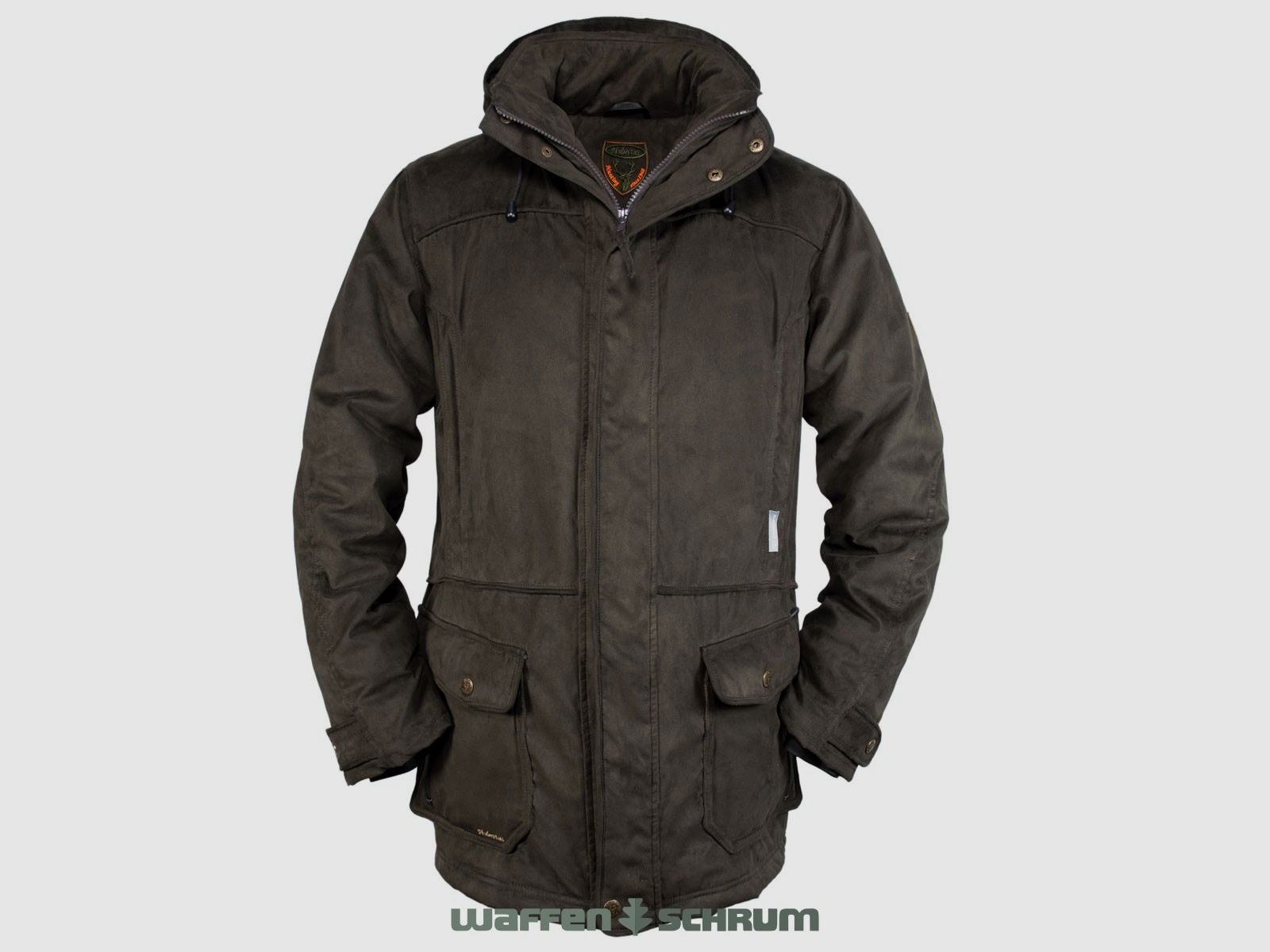 Hubertus Jacke Climashield Schwarzwald  Olive-Braun