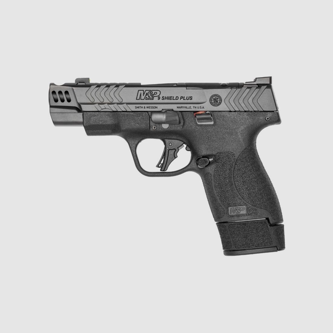 Smith & Wesson Pistol PC M&P9 2.0 Shield Plus Carry Comp 4′ 9x19mm Brunita, Bild 2 von 6