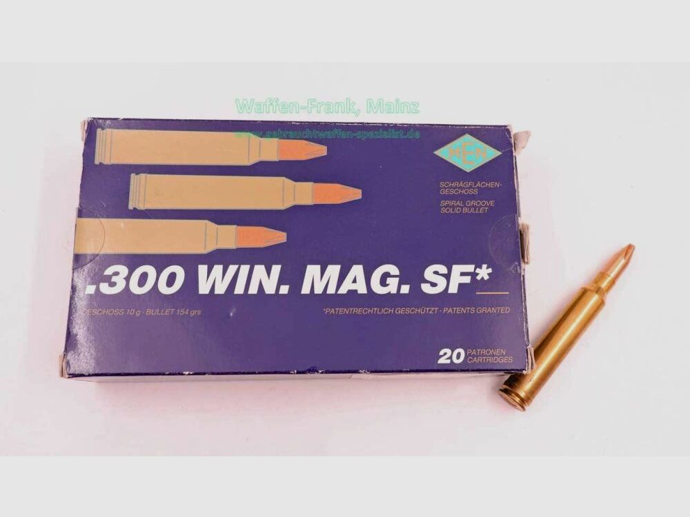 MEN-Metallwerke Elisenhütte Rifle Cartridges .300WinMag