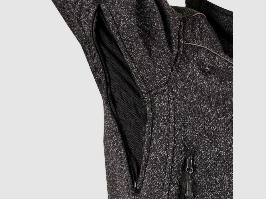 PSS H-Faserstrickjacke Arctic Extreme | grau, Bild 5 von 16