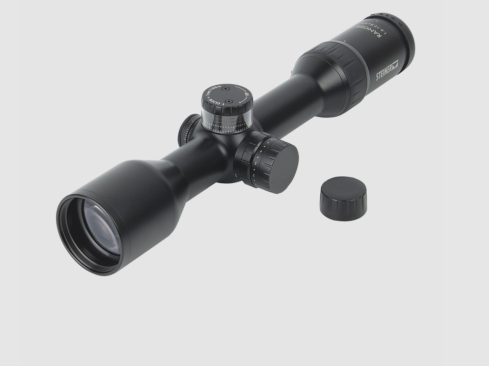 Steiner 202287812 Ranger 8 1,6-12,8X42 30MM Ballistik Türme mit Absehen LA-4A RETICLE