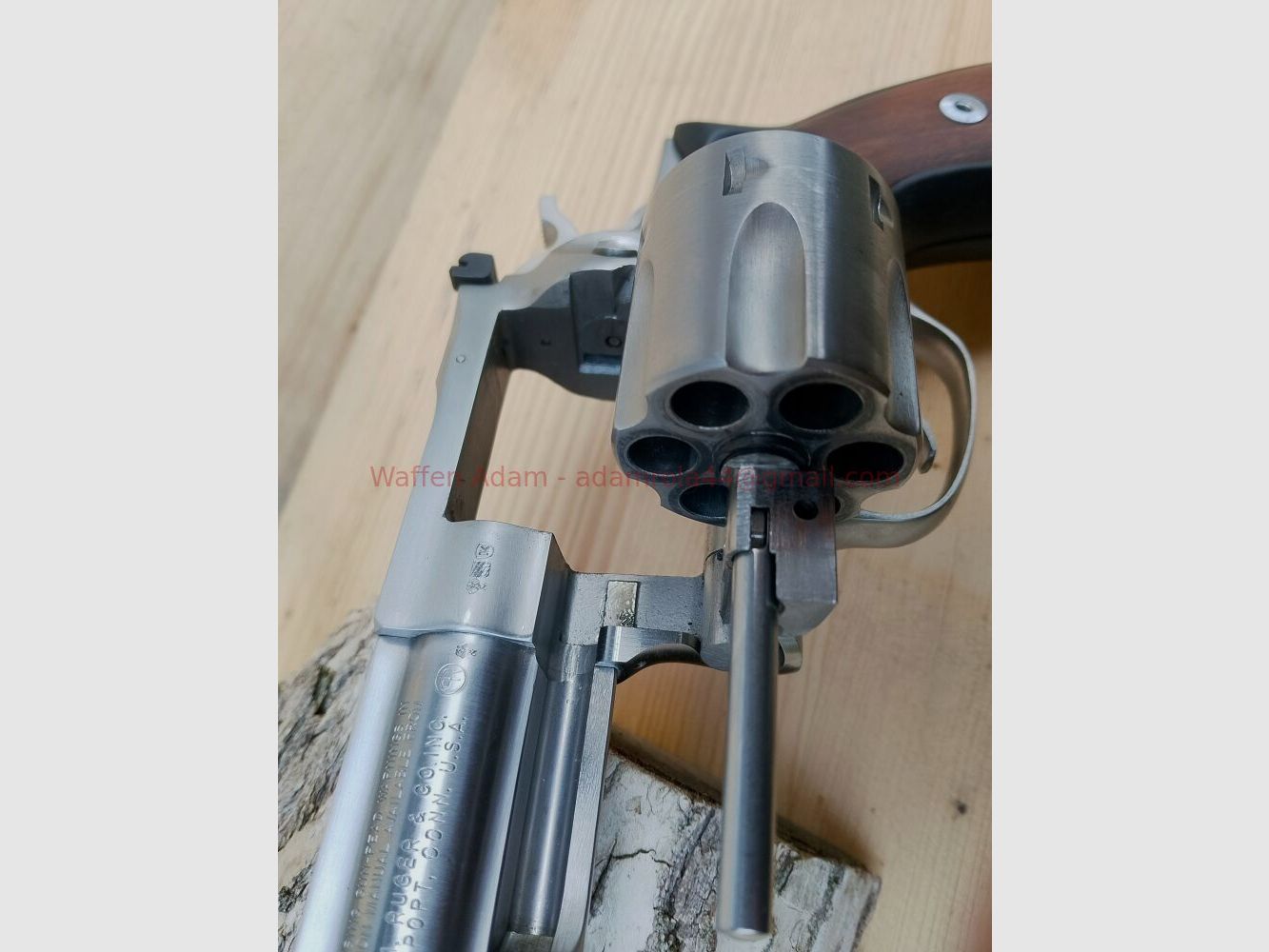 Ruger Stainless GP100 met 6 inch loop lengte