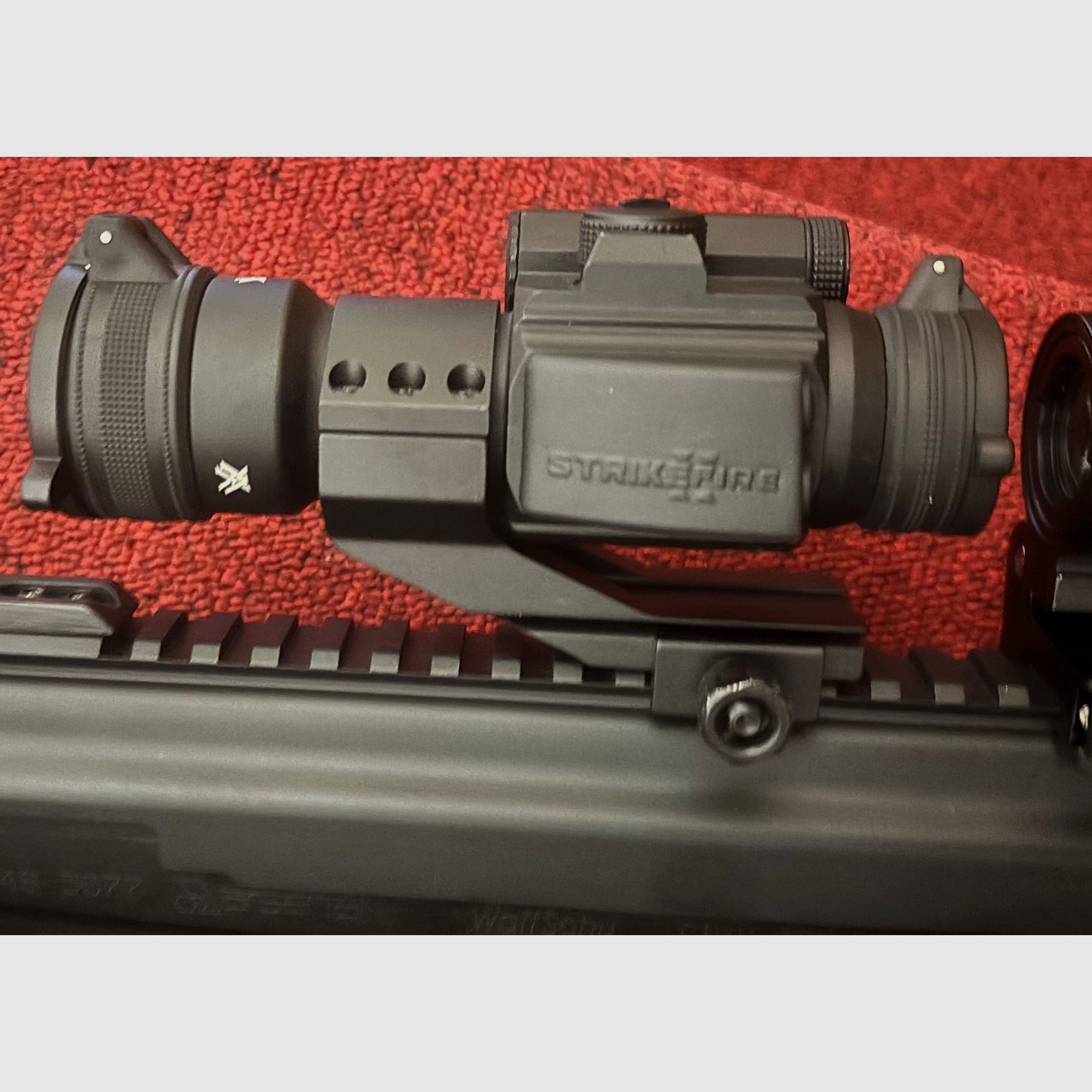 Vortex Strikefire II with cantilever mount red dot