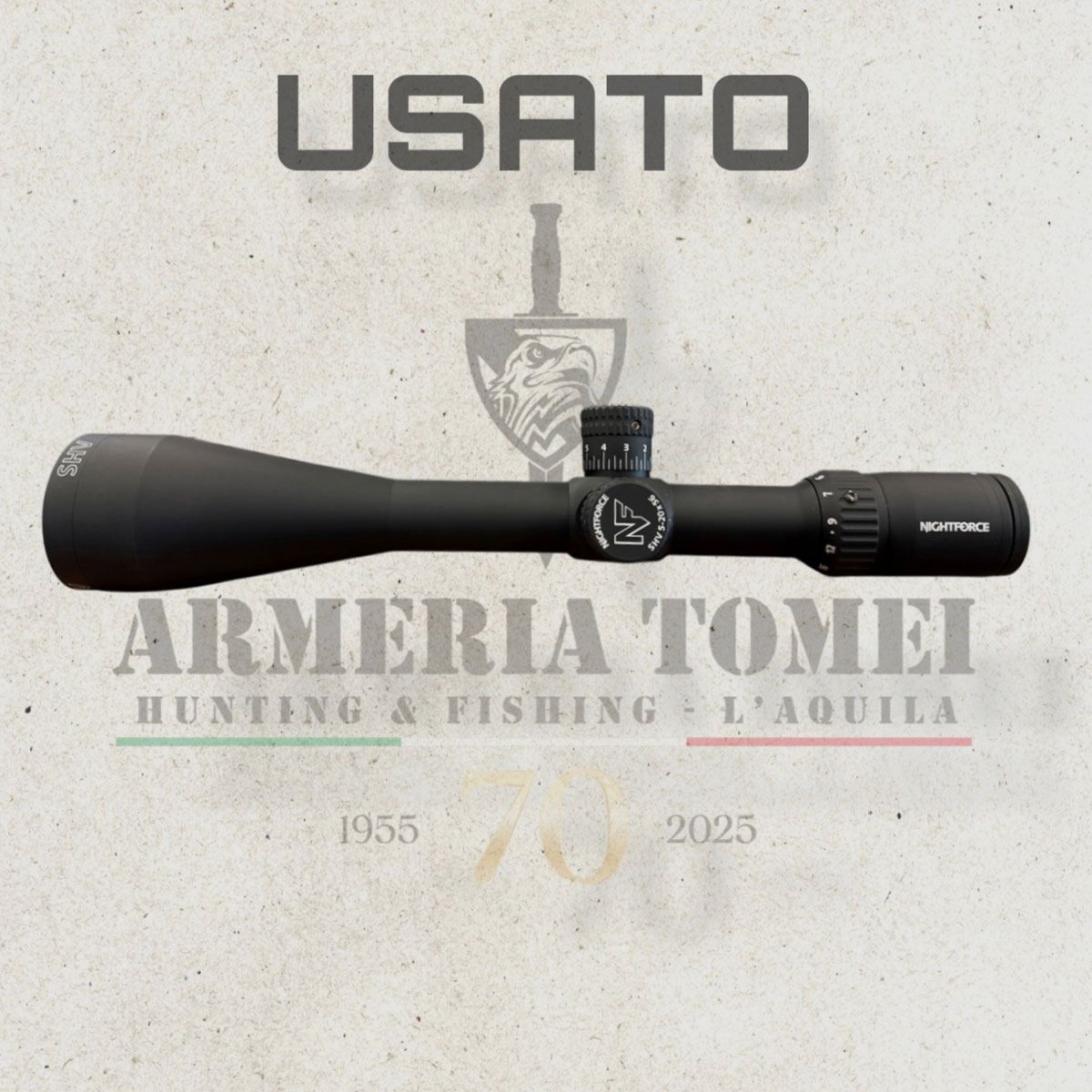 Gebruikt – Optiek – NIGHTFORCE – SHV 5-20×56 .250MOA | MOAR | ILLUM | EXPOSED ELEVATION TURRET, afbeelding 1 van 4