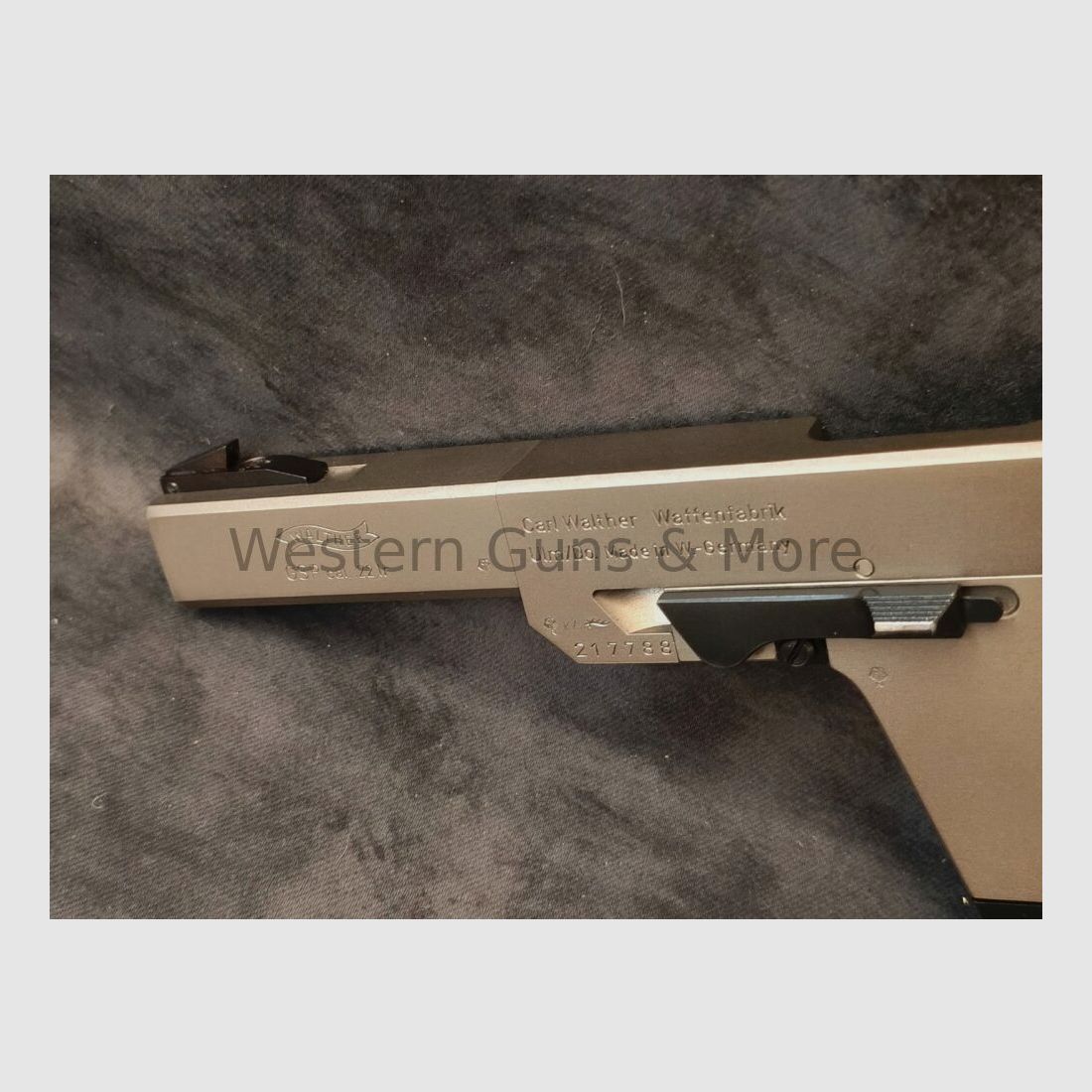 Walther GSP Sport-Matchpistole Kal.22lr. mattvernickelt