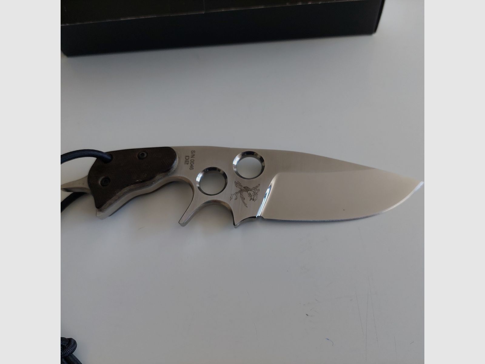 !!! ACHTUNG SELTEN !!!  Pohl Force Hornet XL Modell Micarta Nr.046 aus einer Sammlungsauflösung 