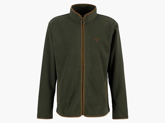 Barbour Harwood Zip Thru Fleece Olive Green Men