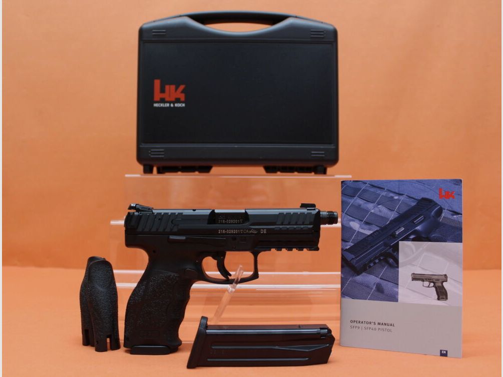 Heckler&Koch Ha.Pistole 9mmLuger Heckler&Koch/H&K HK SFP9 (SF) SD 120mm Polygonlauf/Gewinde M13,5L/ Push-Button
