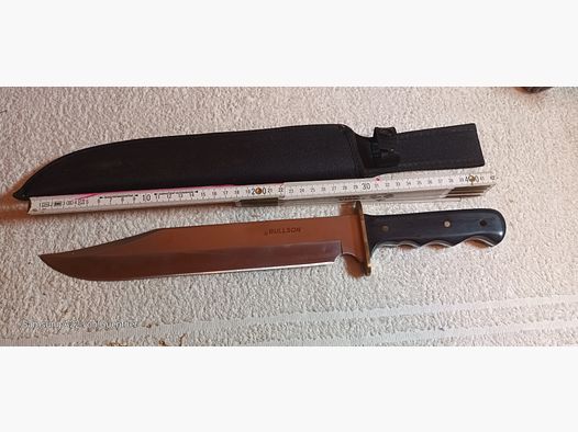 couteau Bowie en acier inoxydable bullson