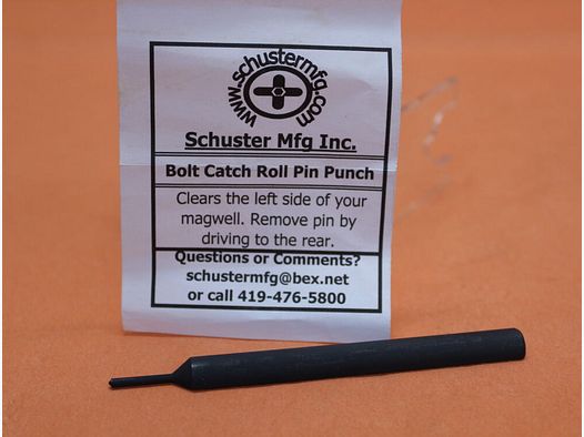 Schuster Mfg Inc AR-15: Bout Catch Punch Schuster/ Splinttreiber voor sluiting vang