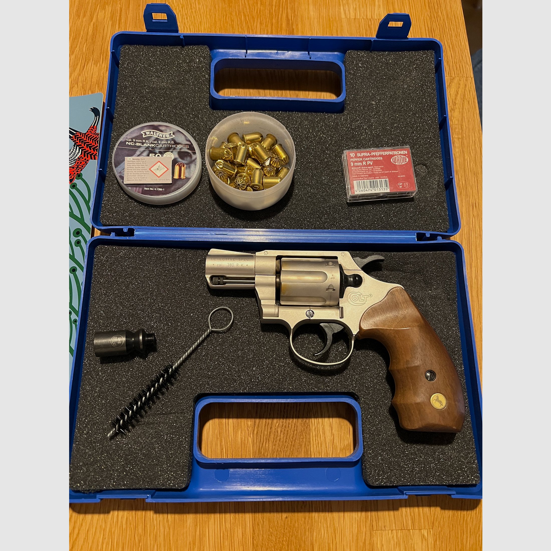 Umarex Colt Detective Special Nickel/ Holzgriff
