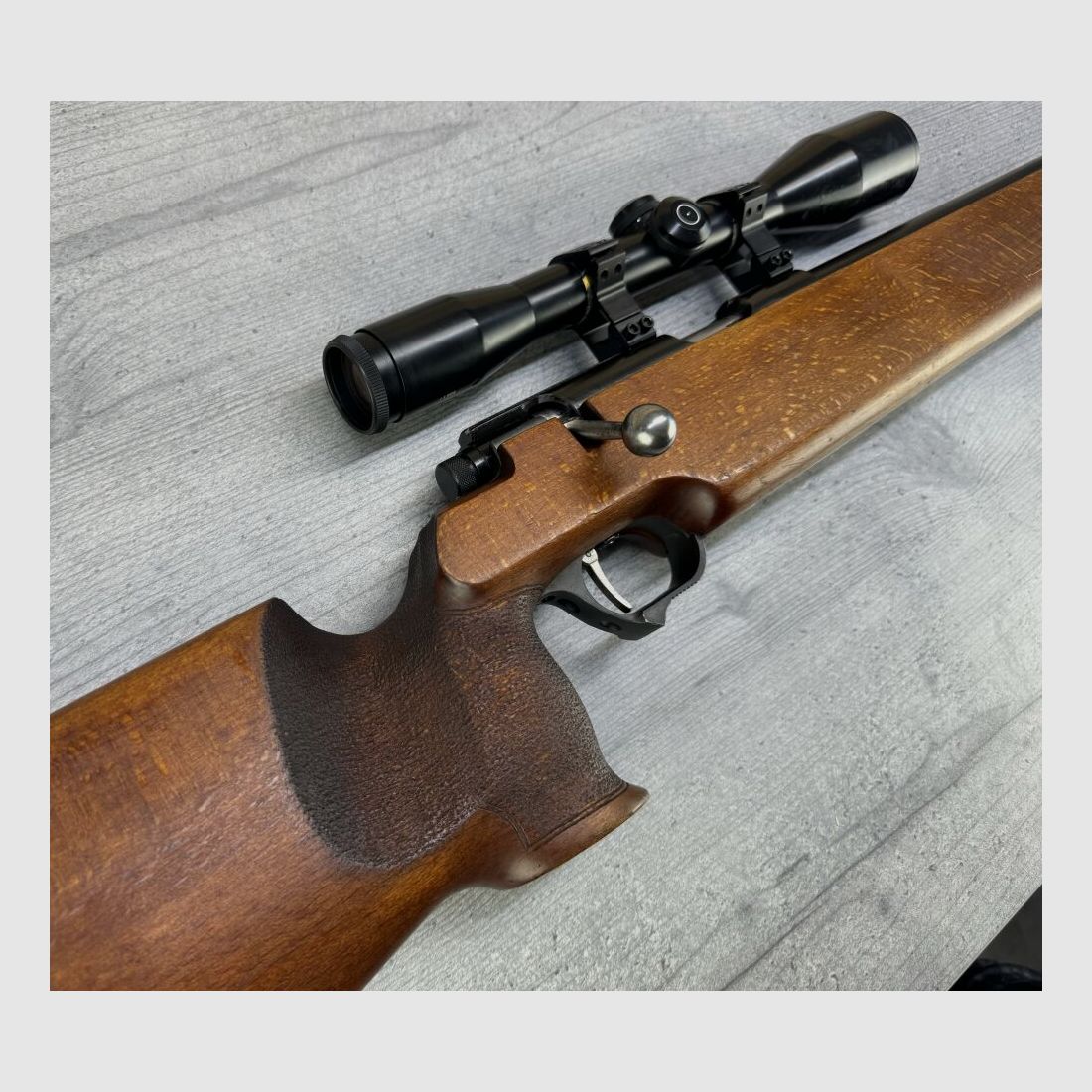 PGH Suhl Mod. 150 Kal.: .22lr + SB 10x42 + Anschütz - Diopter .22lr