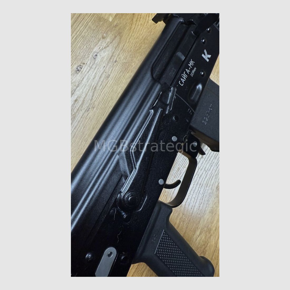 Izhmash Saiga MKK102 System AK102 Kalashnikov 341mm lufa - stała kolba .223Rem - wersja cywilna - System AK74 AK47 AK101 AK 102