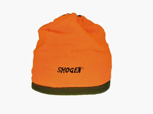 Skogen Wende-Neckwarmer Grün-orange