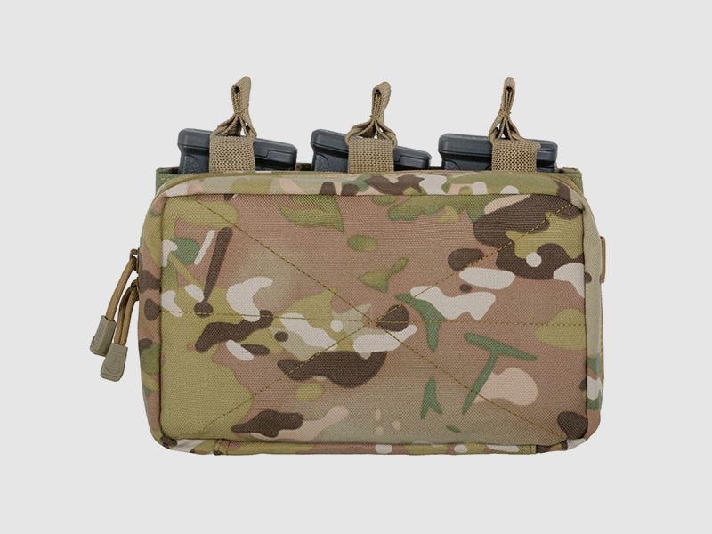 MOLLE Triple Rifle Mag/GP Pouch - Multicamo [8FIELDS]