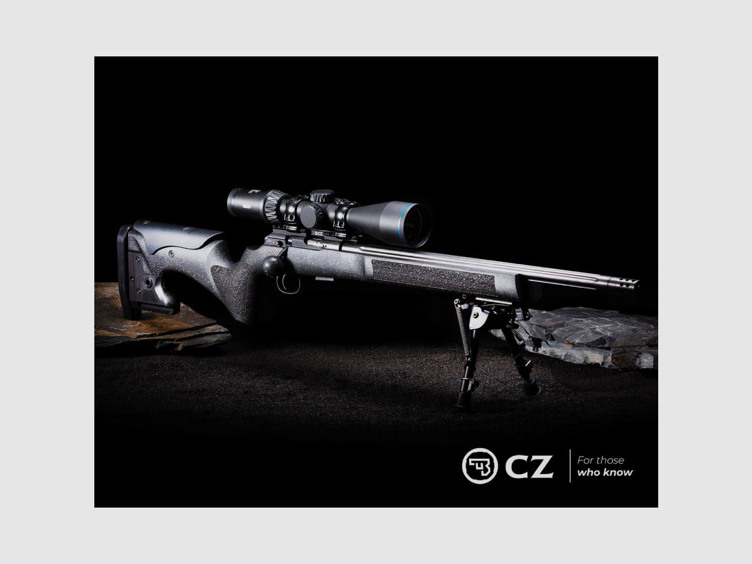 CZ 457 LRP Noir 22LR, image 1 sur 2