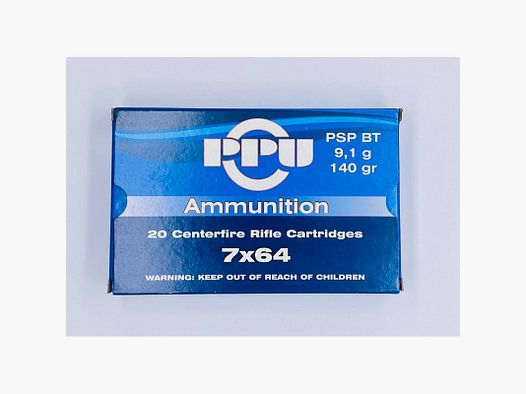 PPU 7X64 140 GRS / 9.07 G PSP 20 PCS