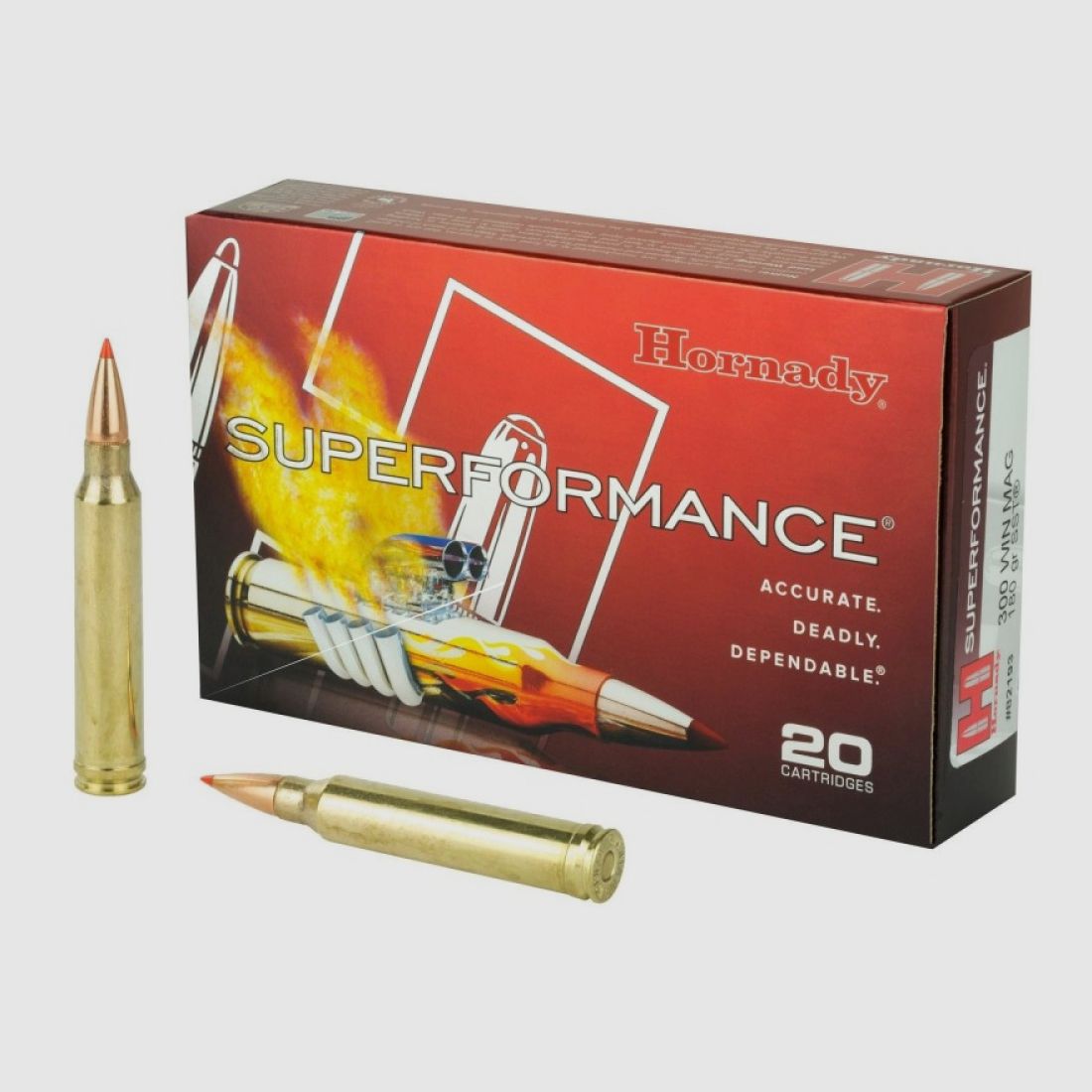 300 Win Mag Hornady SUPERFORMANCE® 180 gr SST® VE20
