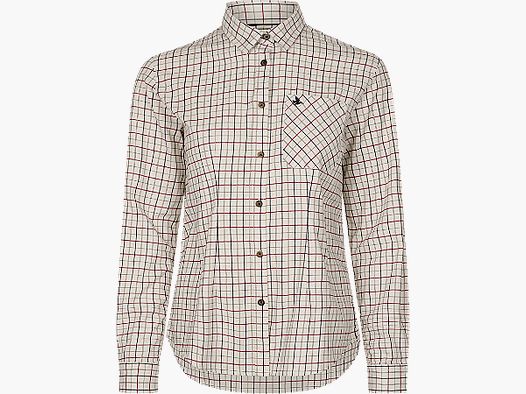 Kerry Chemise de Tir Cabernet/Carreaux Bleus L