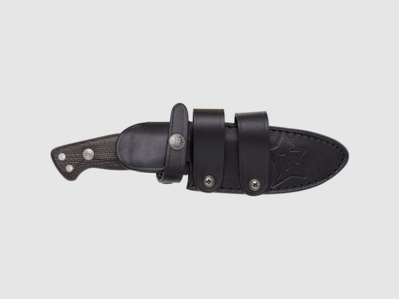 Fox Knives Tokala Bison Micarta cuchillo fijo, imagen 3 de 4