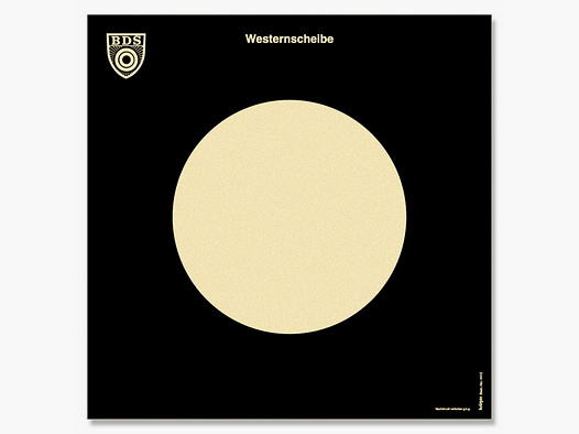 BDS Westernscheibe 25stk.