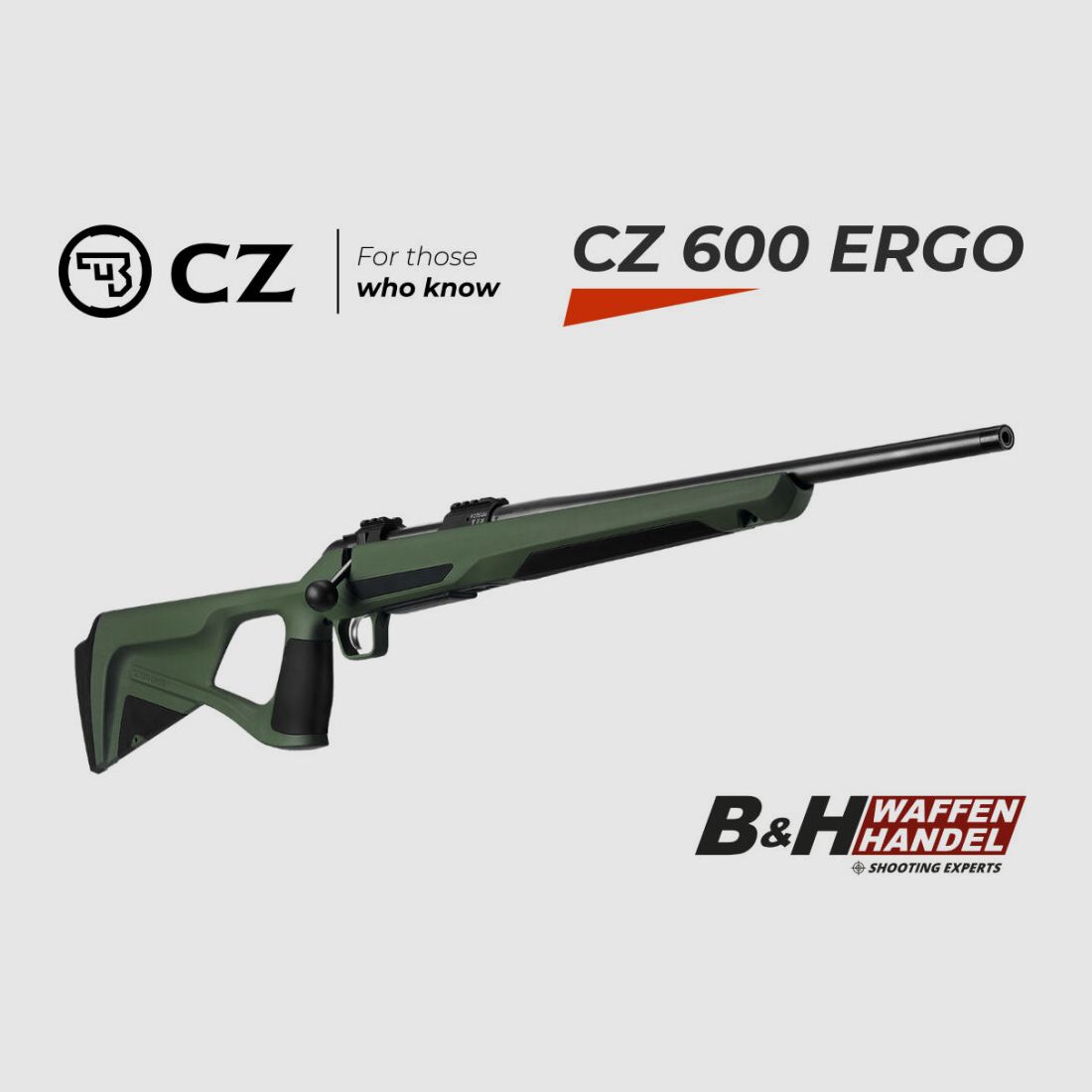 CZ CZ 600 Ergo Lochschaft Repetierer Repetierbüchse