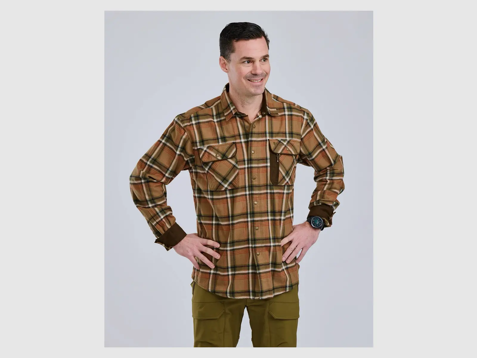 Pinewood Cornwall Shirt, dark sandstone, afbeelding 1 van 6