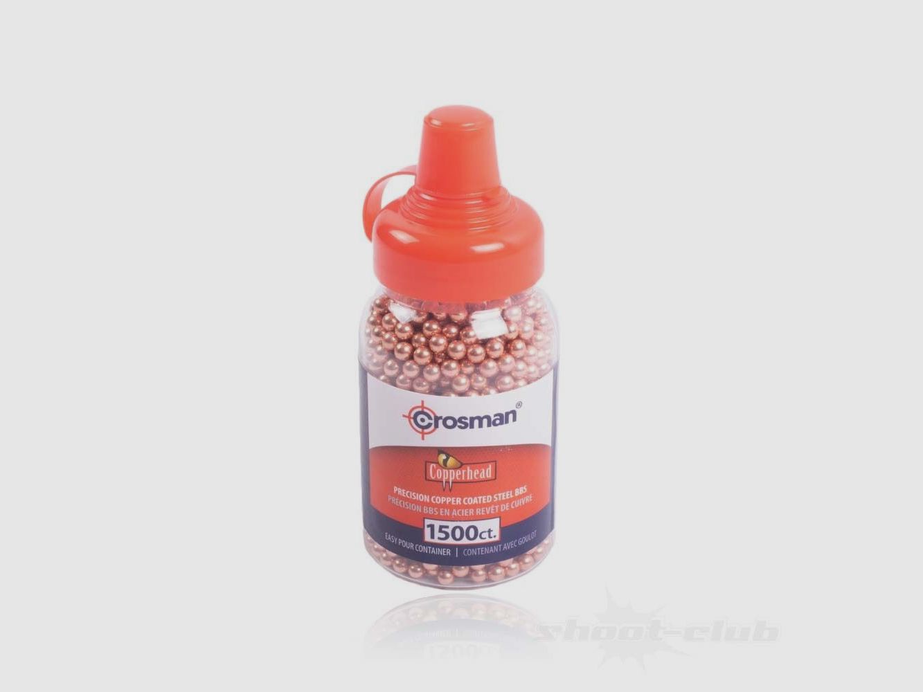 Crosman 1500 Crosman Copperhead Pallini in acciaio 4,5 mm per armi CO2