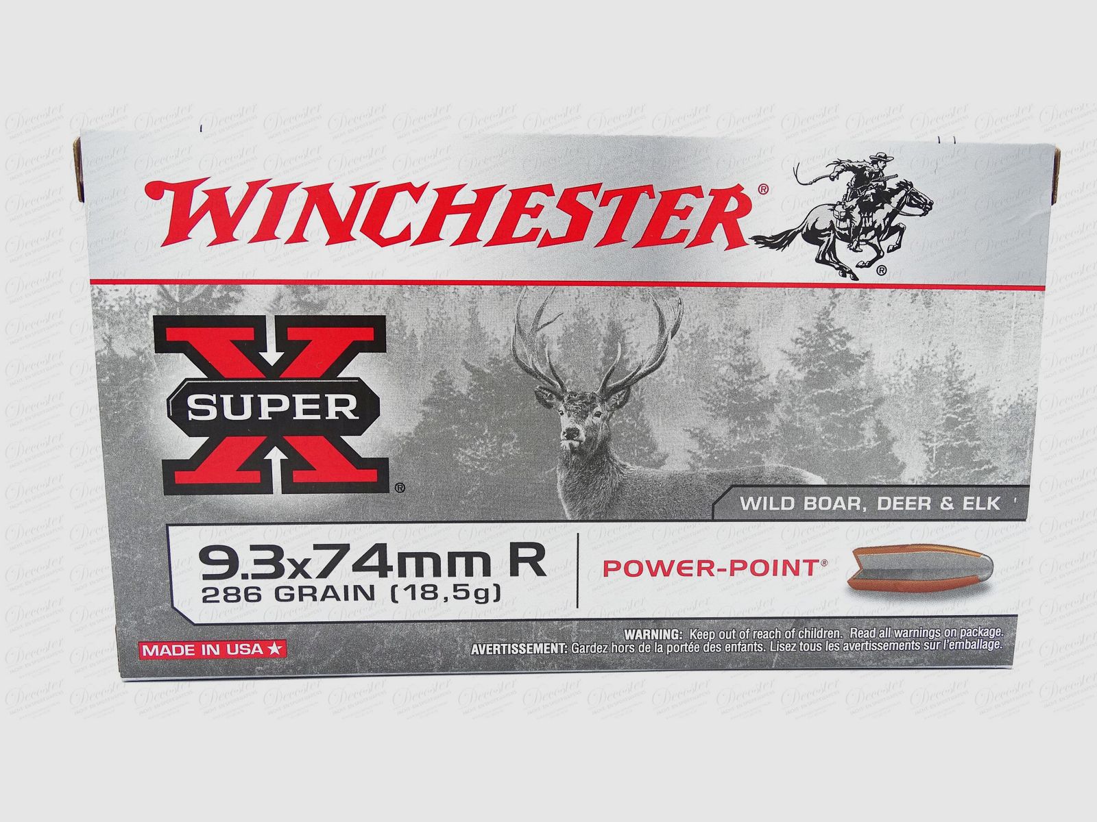 Winchester Super X 9,3x74mm R Power-Point 286gr