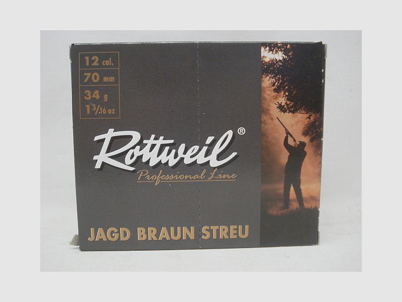 Streu 12/70 braun Plastik - 2,7mm/34g/Nr.6 (a10)