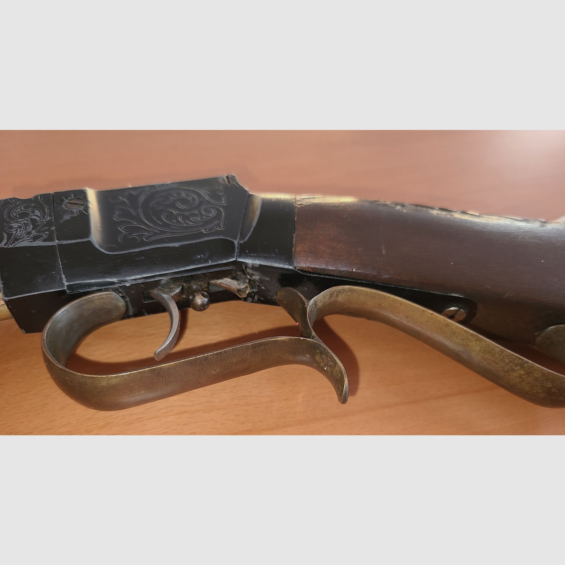 CARGADOR DELANTERO RIFLE / cal. 45 / PÓLVORA NEGRA / 6B / MADERA / B13102 / DEFECTUOSO