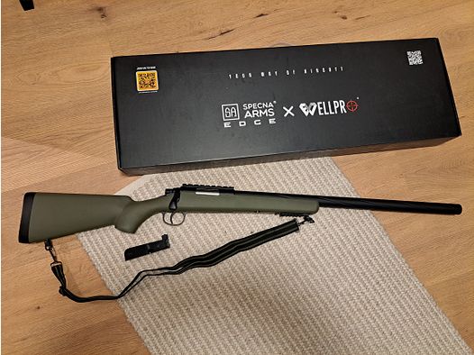 Specna Arms SA-S12 Sniper Rifle High-Power, Olive, 3.5J!!! 6mm BB Airsoft