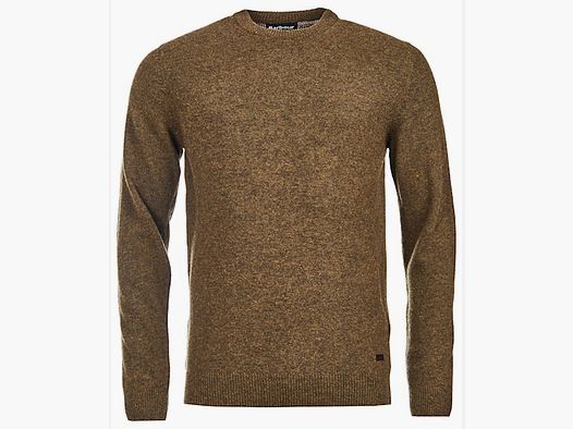 BARBOUR ESSENTIAL PATCH CREW willow green