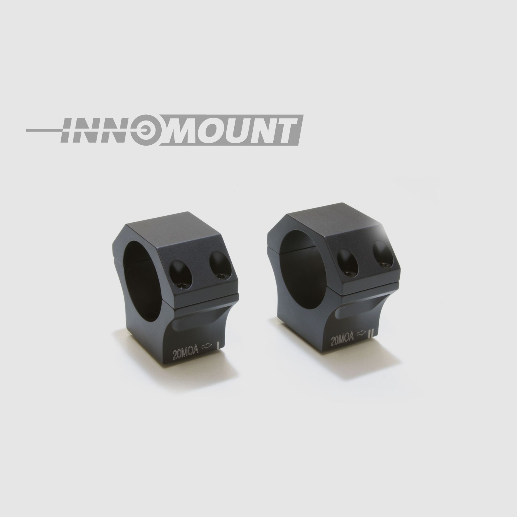 Innomount Ringpaar Tactical – ohne Universalschnittstelle – Ring 34mm – 20-40-MOA